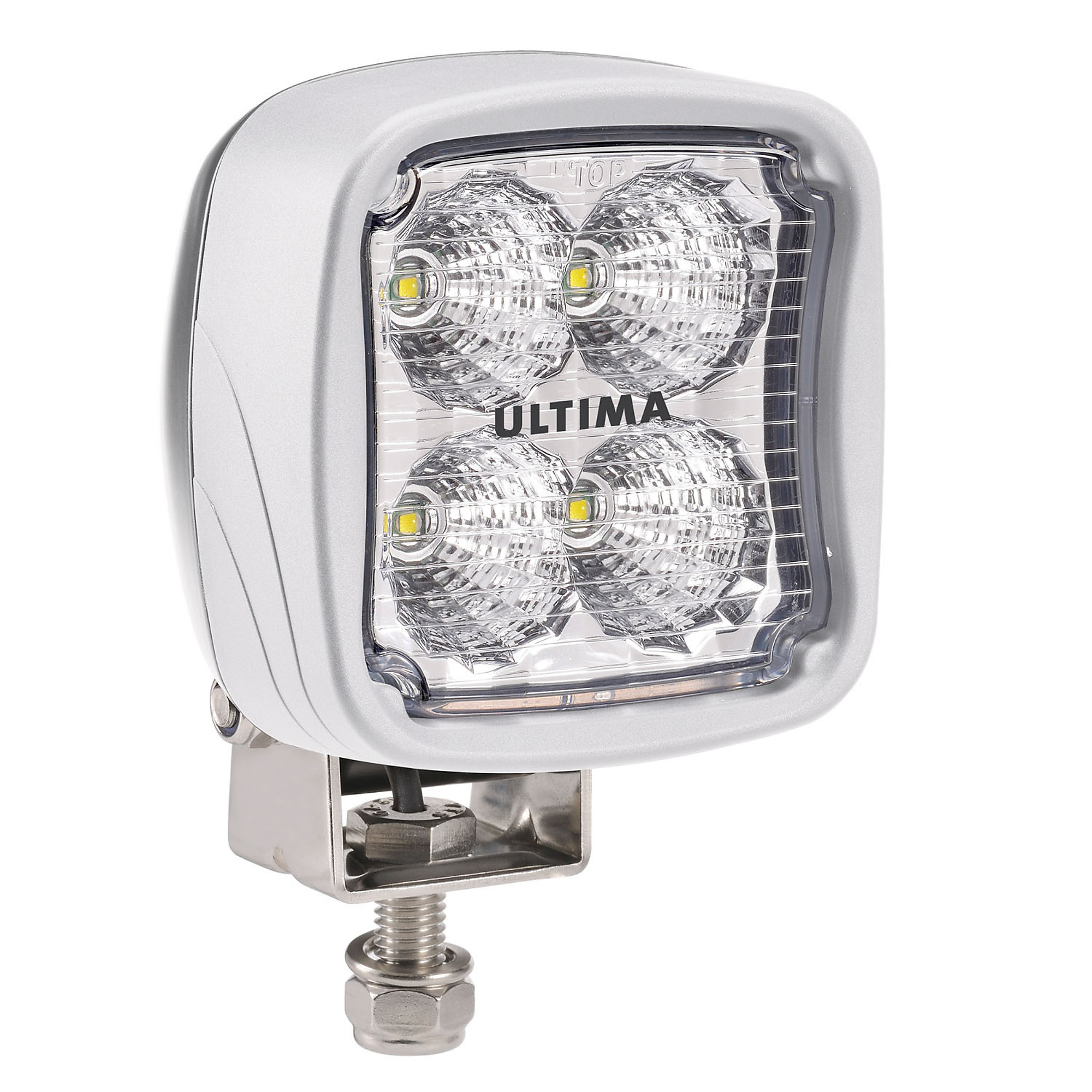 BWI Ultima, Work Lamp Flood, 2000 Lumens, White, Square, Light Output 2000 lumen, Light Bulb Type LED, Watts 20 Model# UT-72449W-2